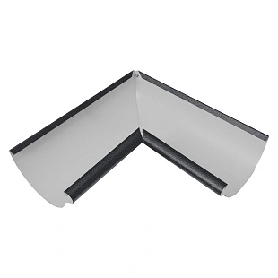 Угол желоба внутренний 90°, D120/90, RAL 7021, ExtraMatt