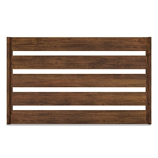 Забор Ранчо XPS 250, Темный дуб