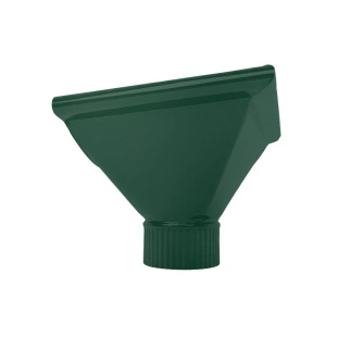Воронка-угол наружная D120/90 RAL 6005, ГЛЯНЕЦ