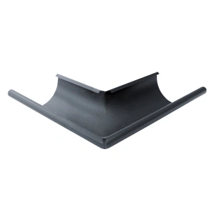 Угол желоба наружный PRO, RAL 7024, D125x90
