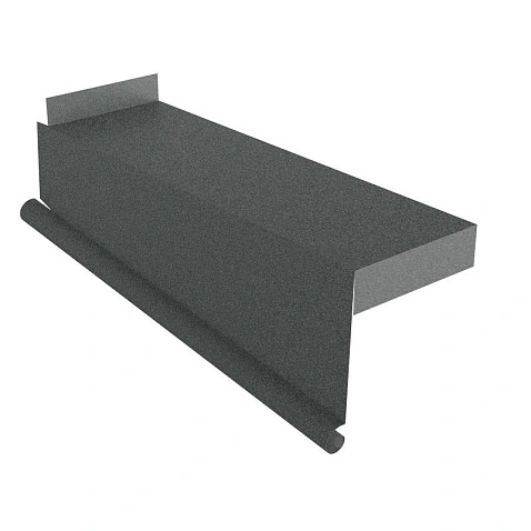 Планка торцевая сегментная левая, A-Matt, RAL 7016 