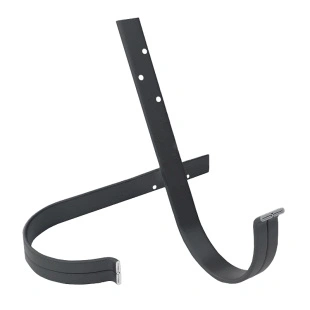 Кронштейн желоба длинный PRO, RAL 7021, D125x90