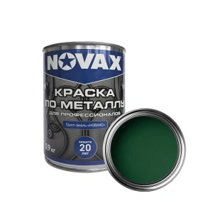 Краска NOVAX 3в1, RAL 6005, МАТ, 1л