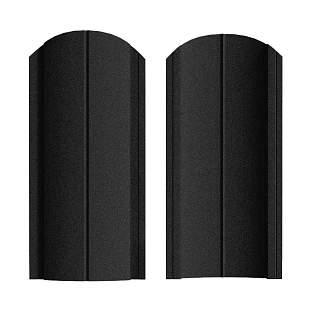 Штакетник Европланка ПРЕМИУМ RAL9005, МАТ, двусторонний