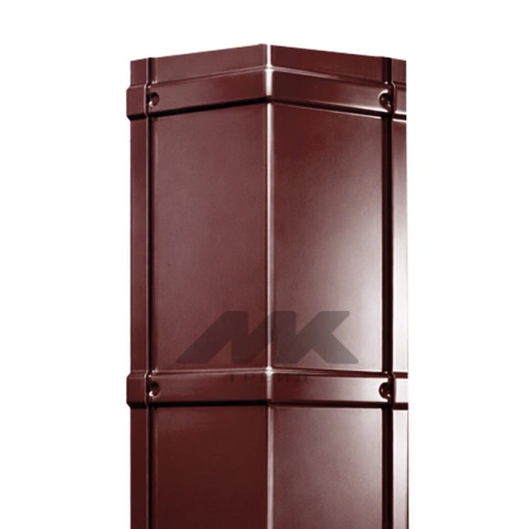 Конек домовидный штампованный, ГЛЯНЕЦ, RAL 3005 (2,0 м)