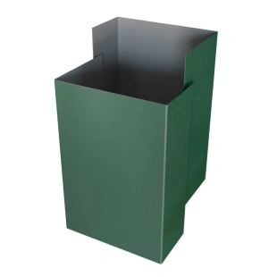 Декоративная накладка на столб 60*40, ГЛЯНЕЦ, RAL 6005, 2м.п.