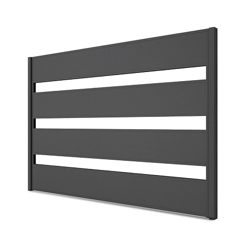 Забор Ранчо XPS 310, RAL7016, МАТ