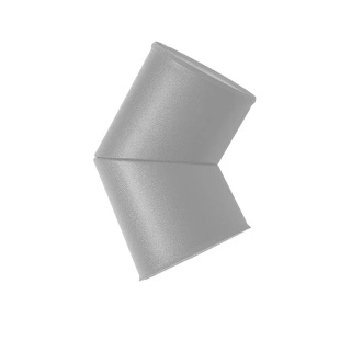 Колено трубы стока D120/90 RAL 7004 ExtraMatt