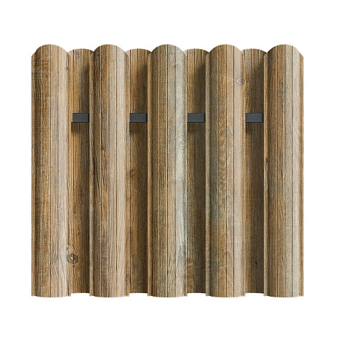 Штакетник Рубин ЭЛИТ, Античный дуб золотой, двусторонний