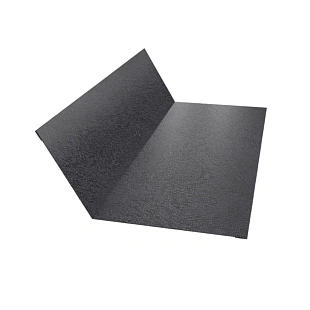 Планка перехода ската (внутренняя), КВАРЦ, RAL 7024, 2м.п.