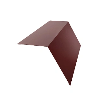 Планка перехода ската (наружная), ГЛЯНЕЦ, RAL 3005, 2м.п.