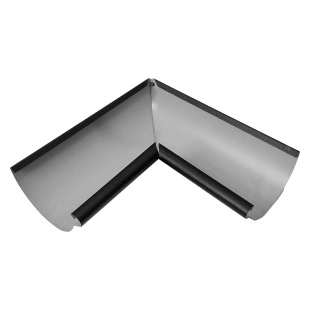 Угол желоба внутренний 90°, D120/90, RAL 9005, МАТ