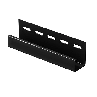 J-планка (ПВХ), черный