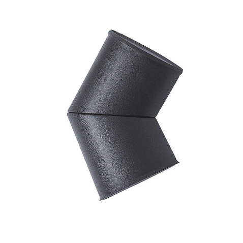 Колено трубы стока D120/90 RAL 7016 ExtraMatt