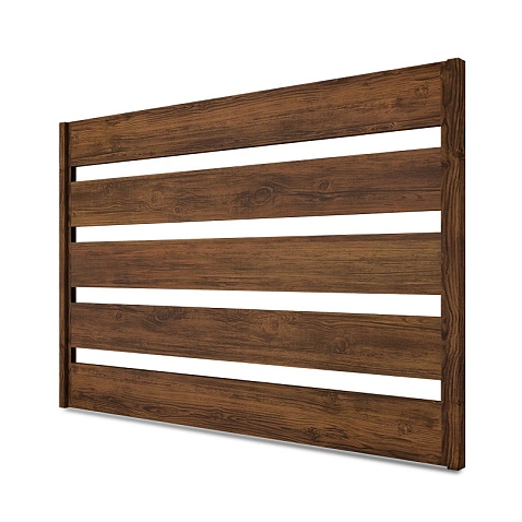 Забор Ранчо XPS 250, Темный дуб