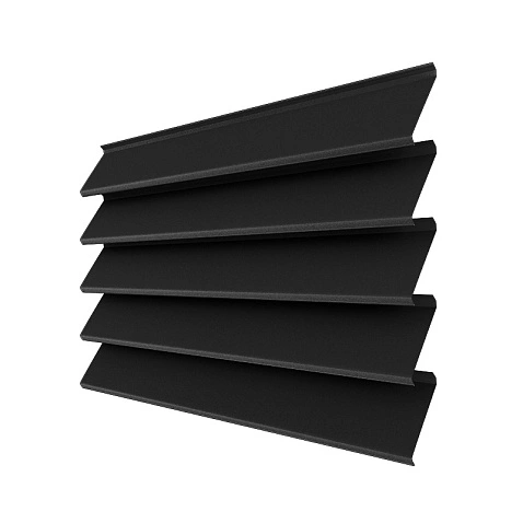 Забор-жалюзи ALFA (в разборе), МАТ, RAL9005