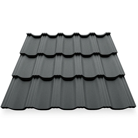 Металлочерепица ГЕРМАНО, ExtraMatt, RAL 7016, 0,5 мм, листовая