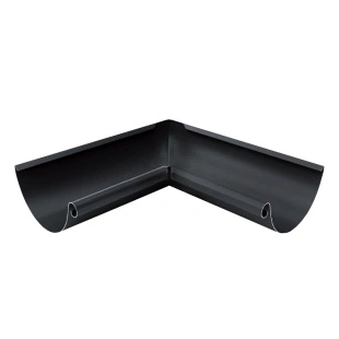 Угол желоба внутренний PRO, RAL 9005, D125x90