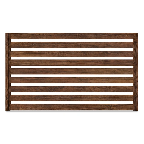 Забор Ранчо Classic 120, Темный дуб