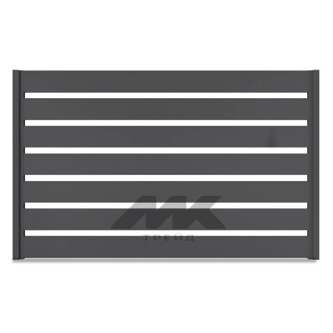Забор Ранчо Classic 180, МАТ,  RAL 7016