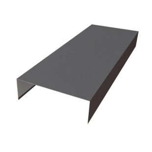 П-планка 20*20*20, RAL 7021, ExtraMatt, 2м.п.