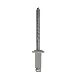 Заклепка вытяжная 4,8*12 алюминий/сталь RAL7004