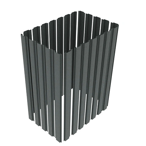 Панель модульной обшивки, МАТ, RAL 7016, 2,0 м.п.