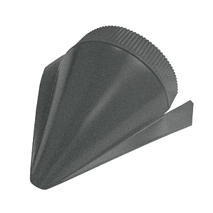 Заглушка конька полукруглого конусная, RAL 7016, МАТ