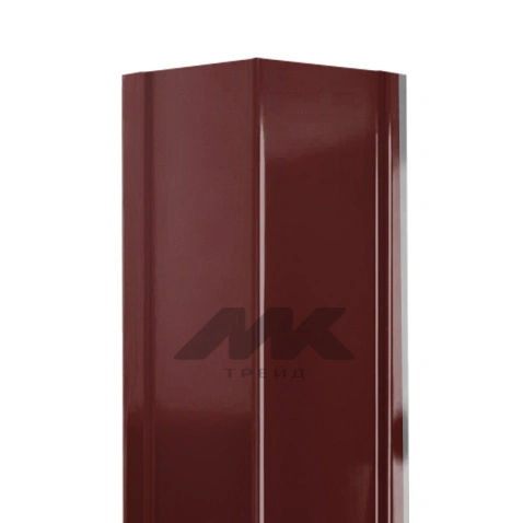 Конек домовидный плоский, ГЛЯНЕЦ, RAL 3005 (2,0 м)