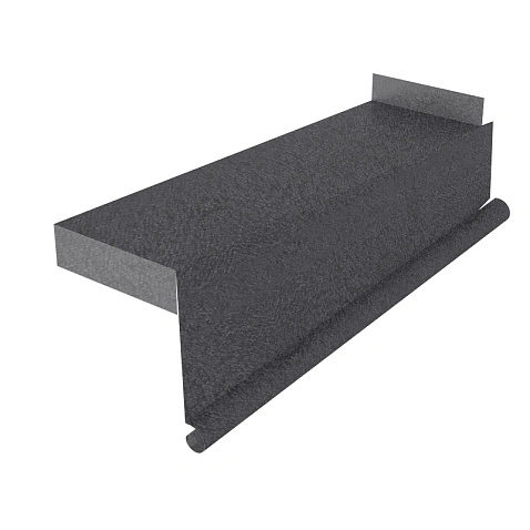 Планка торцевая сегментная правая, КВАРЦ, RAL 7024