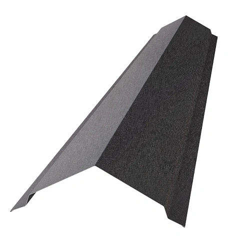 Конек домовидный плоский, КВАРЦ, RAL 7024 (2,0 м)