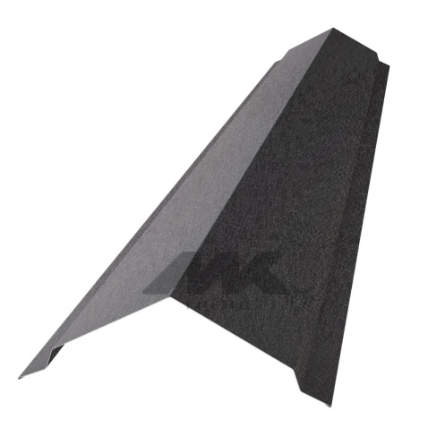 Конек домовидный плоский, КВАРЦ, RAL 7024 (2,0 м)