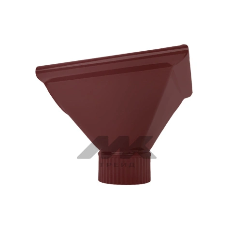 Воронка-угол наружная D120/90 RAL 3005, ГЛЯНЕЦ