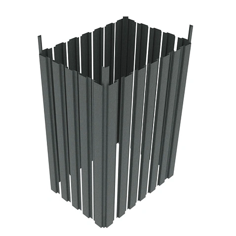 Панель модульной обшивки, МАТ, RAL 7016, 2,0 м.п.