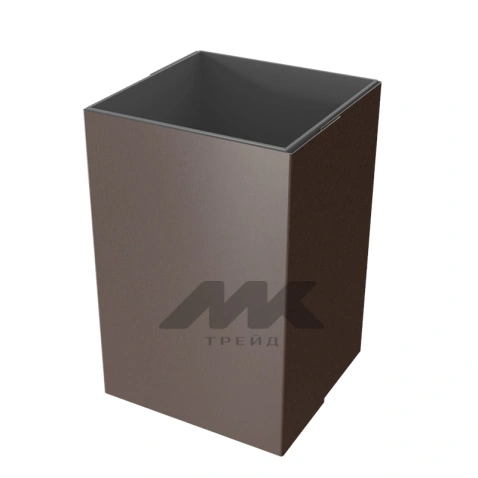 Декоративная накладка на столб 60*40, ExtraMatt, RAL 8017, 2м.п.