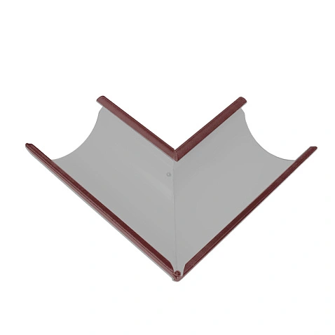 Угол желоба наружный 90гр. D120/90 RAL 3005, ГЛЯНЕЦ