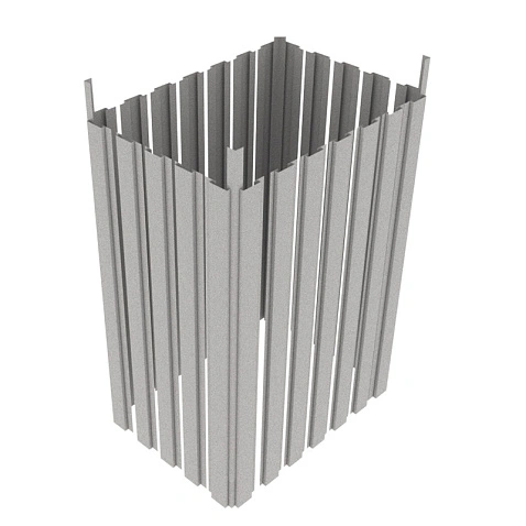 Панель модульной обшивки, ExtraMatt, RAL 7004, 2,5 м.п.