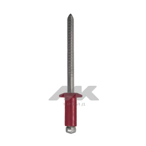 Заклепка вытяжная 4*10 алюминий/сталь RAL3005