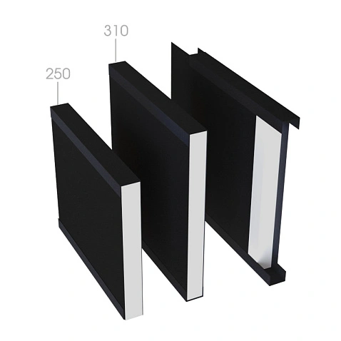 Забор Ранчо XPS 250, МАТ, RAL 9005