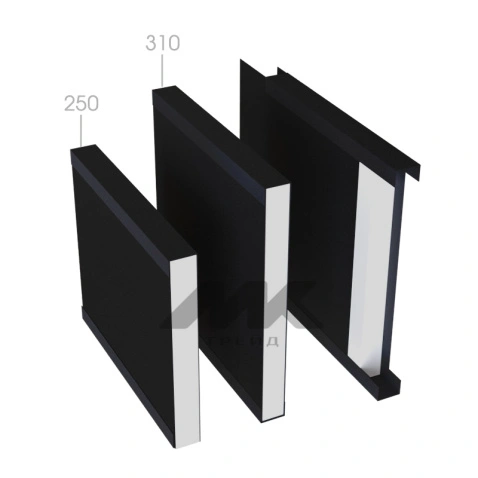 Забор Ранчо XPS 250, МАТ, RAL 9005