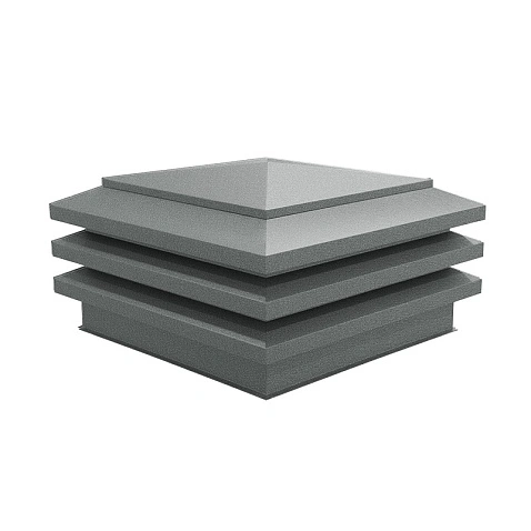 Колпак кровельный М-2 (Жалюзийный), ExtraMatt, RAL 7016