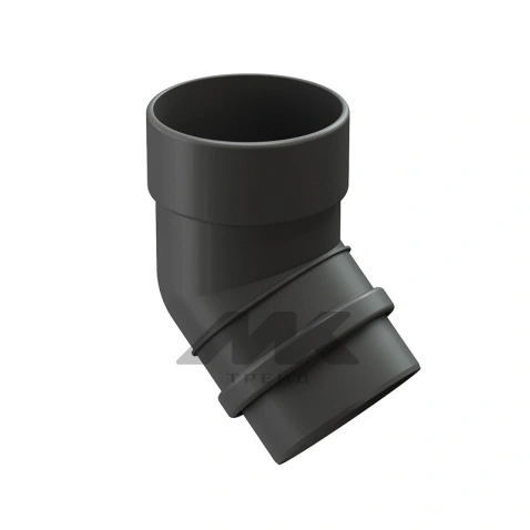 Колено D100  45° Docke Lux, пластиковое RAL 7024