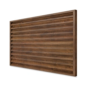 Забор-жалюзи ULTRA (секция в сборе), PRINTECH, Темный дуб