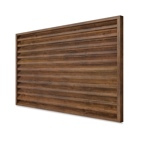 Забор-жалюзи ULTRA (секция в сборе), PRINTECH, Темный дуб
