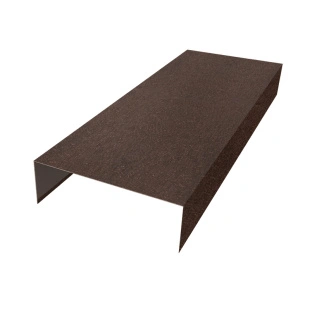 П-планка 20*20*20, RAL 8019, КВАРЦ, 2м.п.