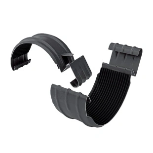 Соединитель желоба PRO, RAL 7021, D125x90 (+ втулка)
