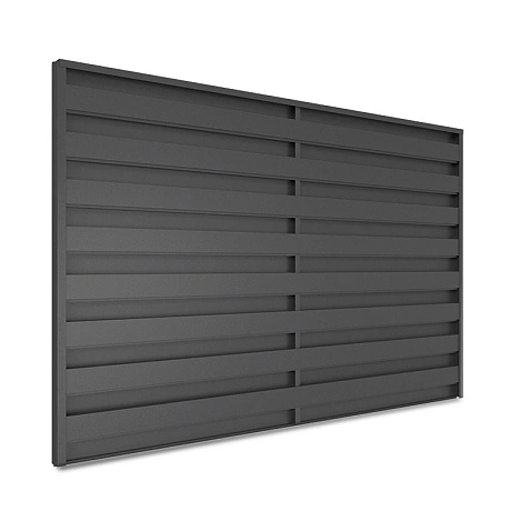 Забор Ранчо Dual, МАТ, RAL 7016