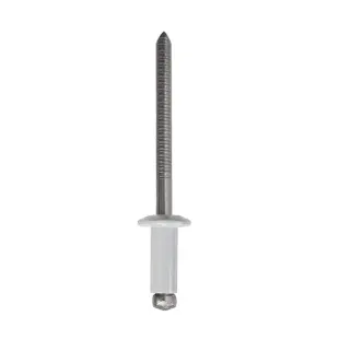 Заклепка вытяжная 4,8*12 алюминий/сталь RAL9003