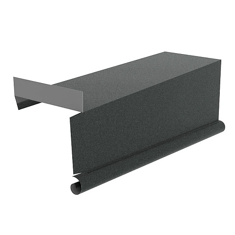 Планка торцевая сегментная левая, A-Matt, RAL 7016 