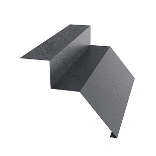 Планка карнизная М-образная, КВАРЦ, RAL 7024, 2м.п.